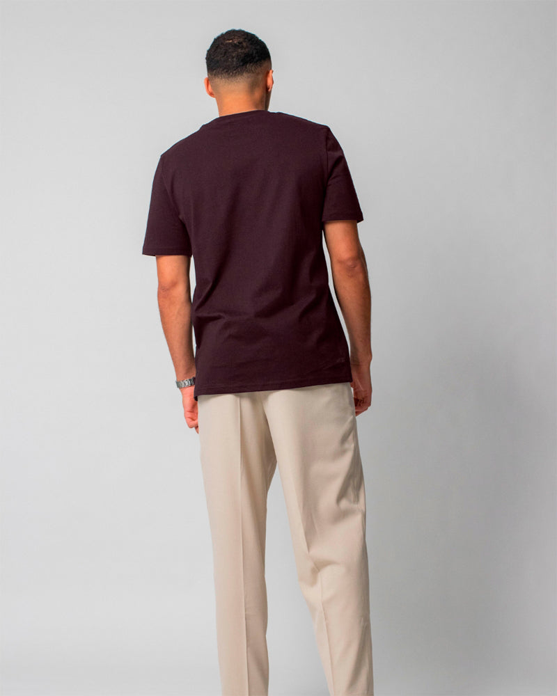 Torino Tee - Red Brown