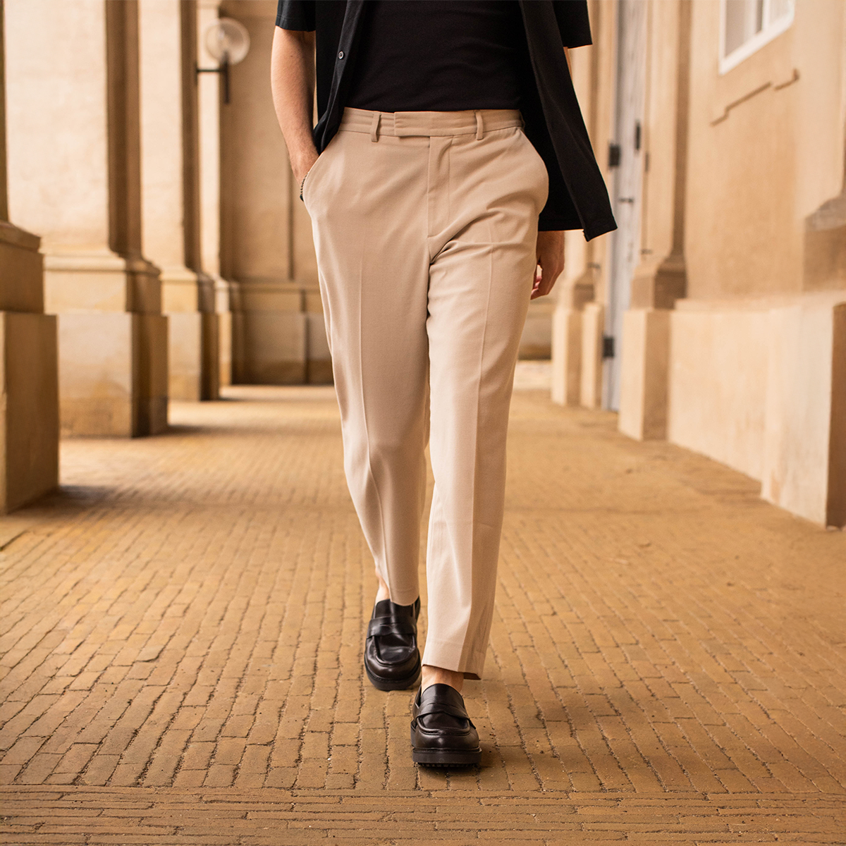 High Waist Habitbukser