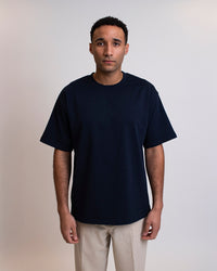 VENICE BOX FIT T-SHIRT - NAVY BLUE