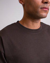 VESPA BOX FIT T-SHIRT - COFFEE