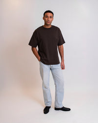 VESPA BOX FIT T-SHIRT - COFFEE