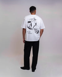 Vespa Box Fit T-shirt | White