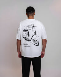 Vespa Box Fit T-shirt | White